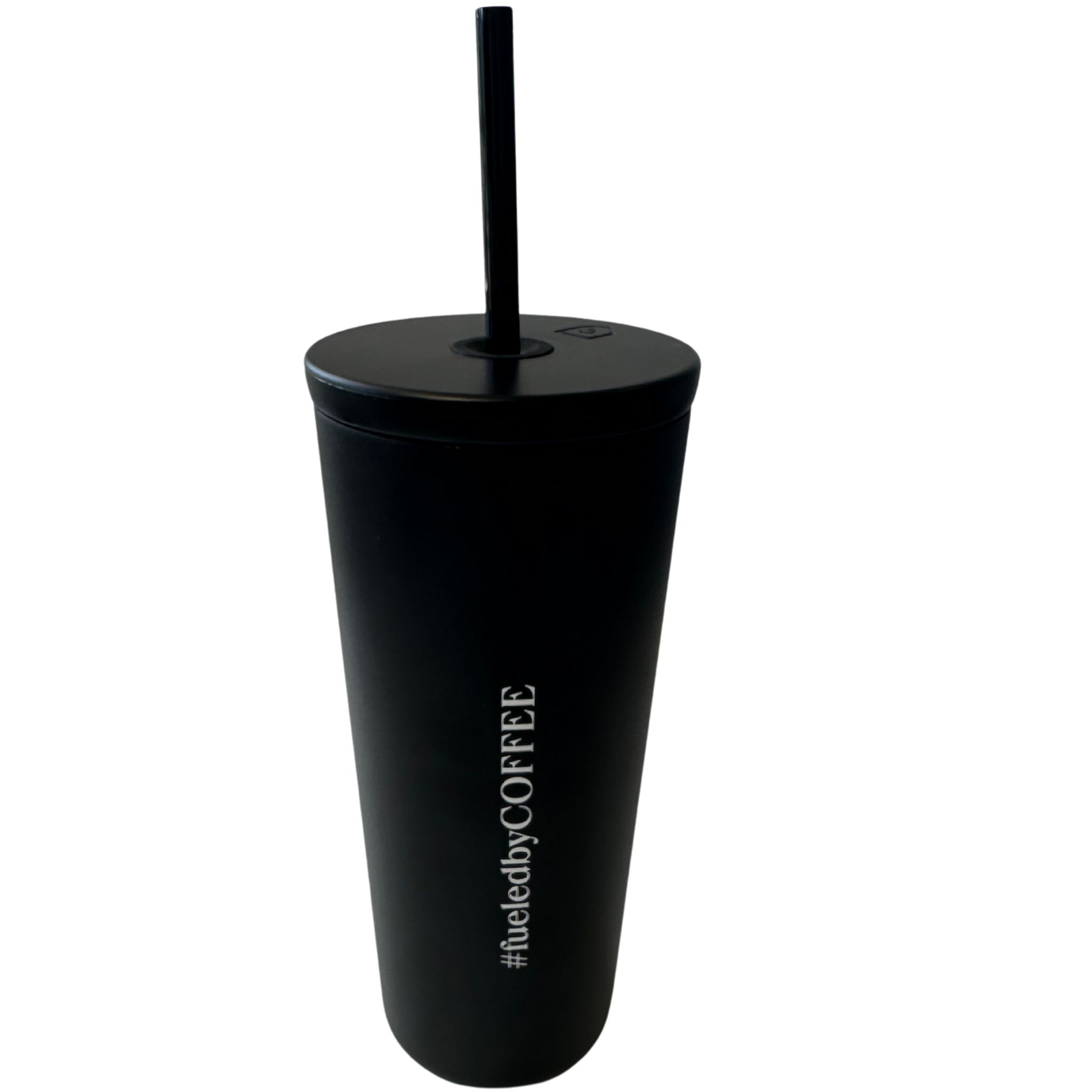 24oz Tumbler - SJ Logo Fueled by Coffee (Black)